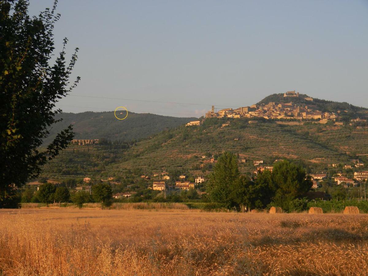 La Casa Gialla Belvedere Cortona Exteriér fotografie
